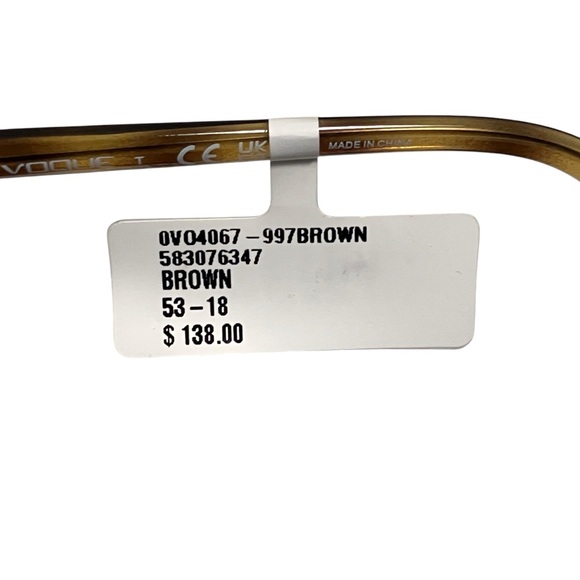 NWT Vogue Brown Women Eye Glasses Frames 4067 main image 7